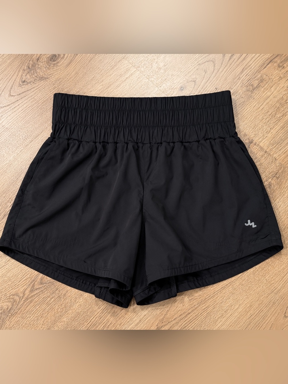 JoyLab Black High Rise Lined Running Shorts Athletic Gym Size Small